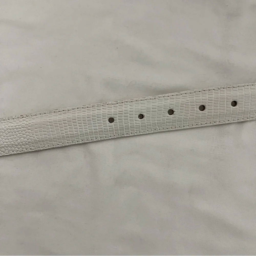 Cybertronian Kids White Belt With Buckle From Transformers 100% Genuine Leather